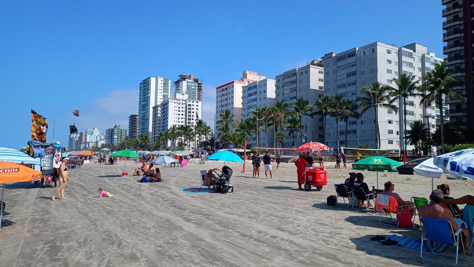 Apartamento Pe Na Areia Vila Caicara Praia Grande (Santos) Exterior foto